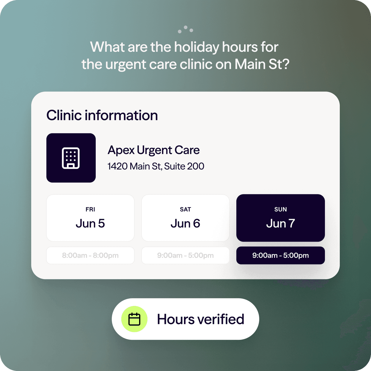 Complex scheduling rules UI