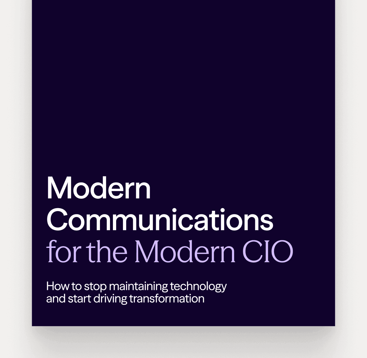 E-book - Comment la transition vers le cloud peut assurer la pérennité de votre organisation