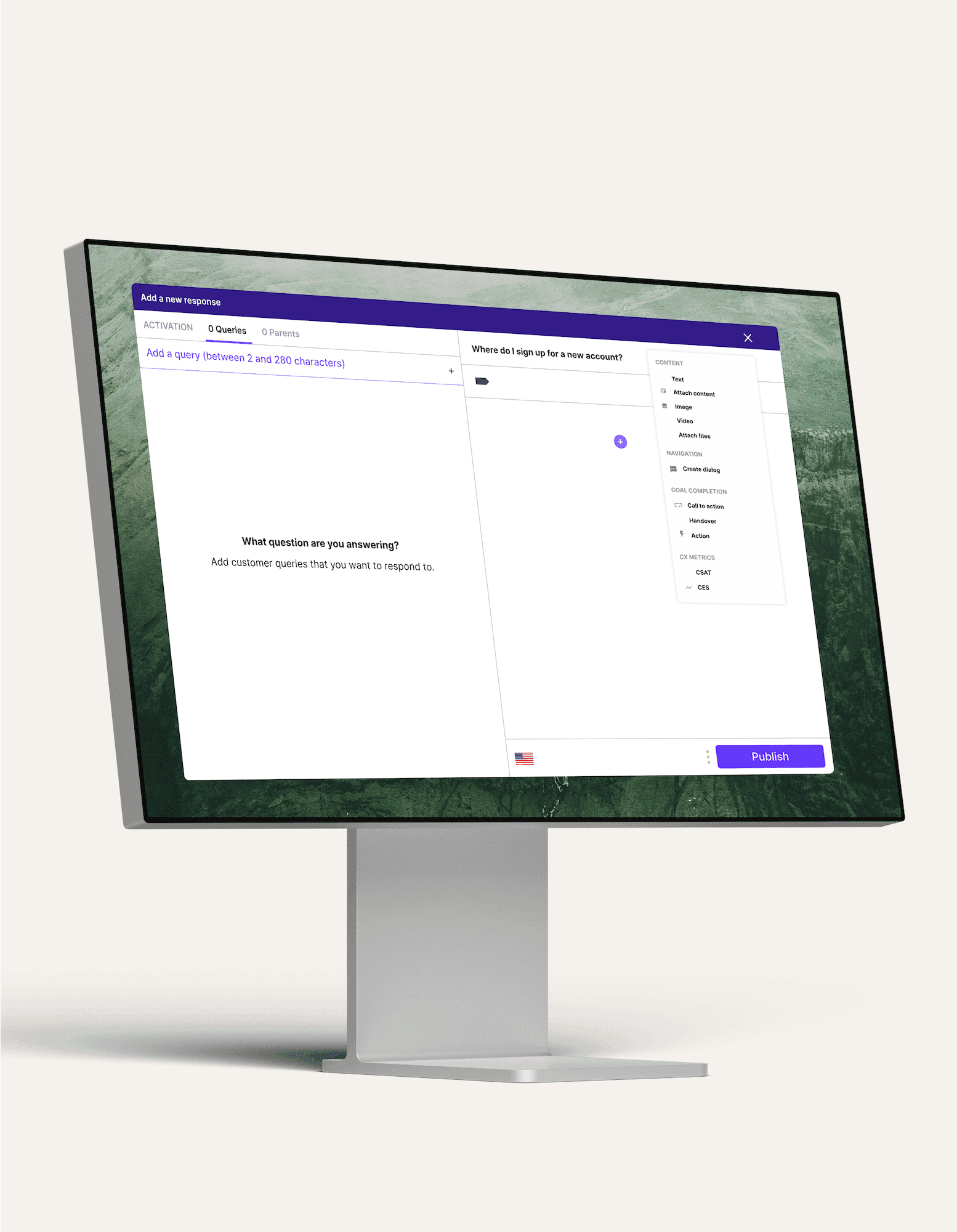 Dialpad's omnichannel contact center platform user interface