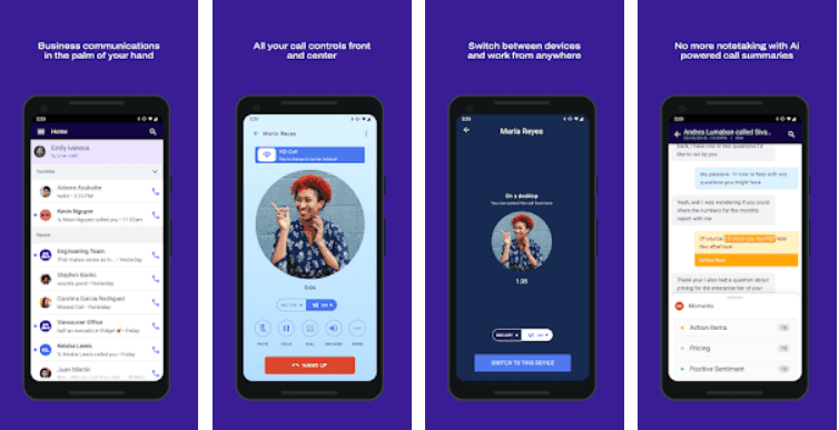 Dialpad android app description on google play store