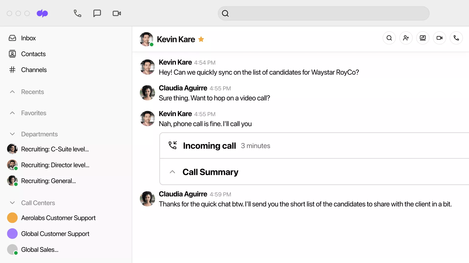 Calling-a-contact-from-a-chat-conversation-in-dialpad-recruiting 2023-04-03-171706 kuvj