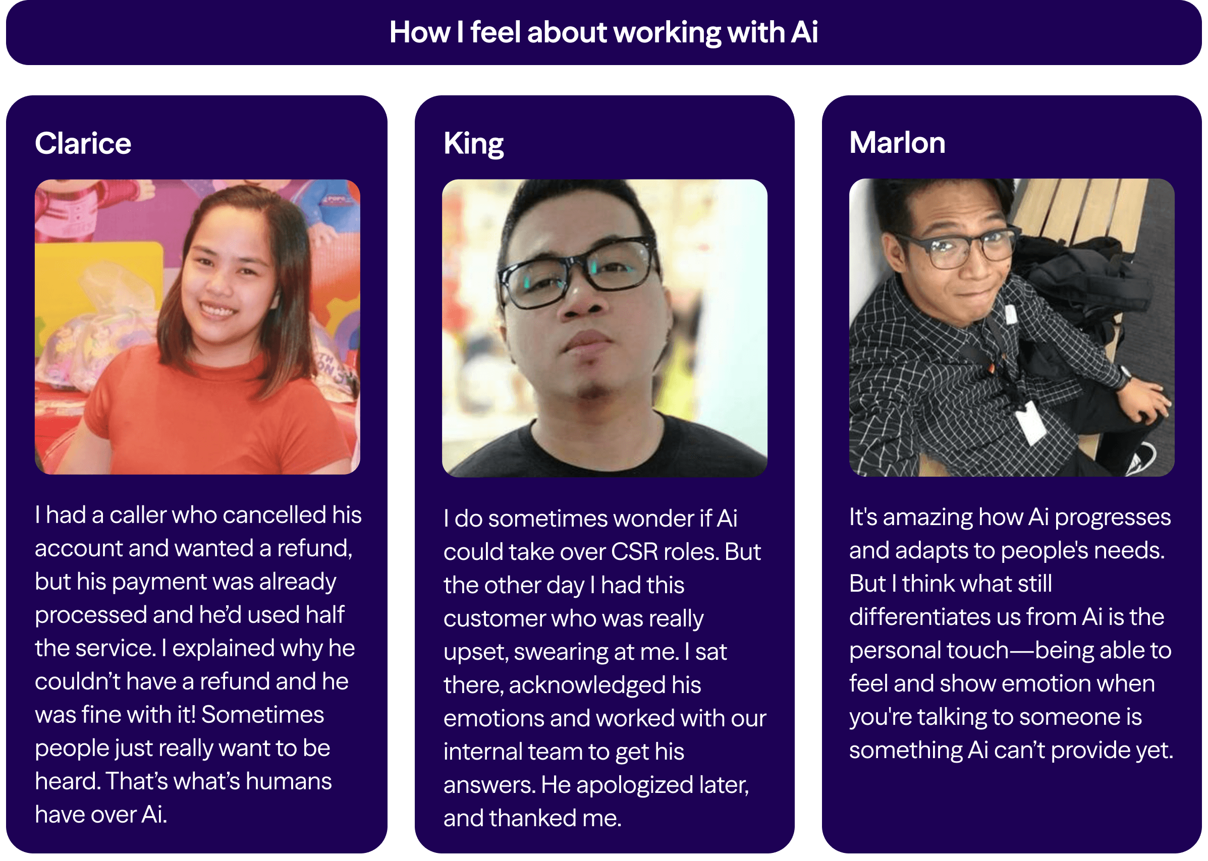 Working with ai