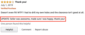 How to respond to negative customer reviews