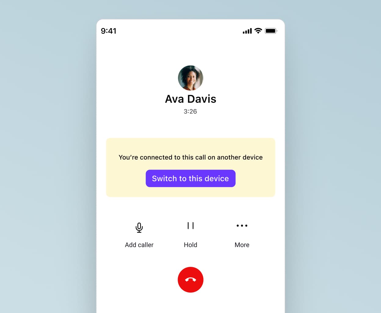 Screenshot of a video conference happening in Dialpad's desktop app