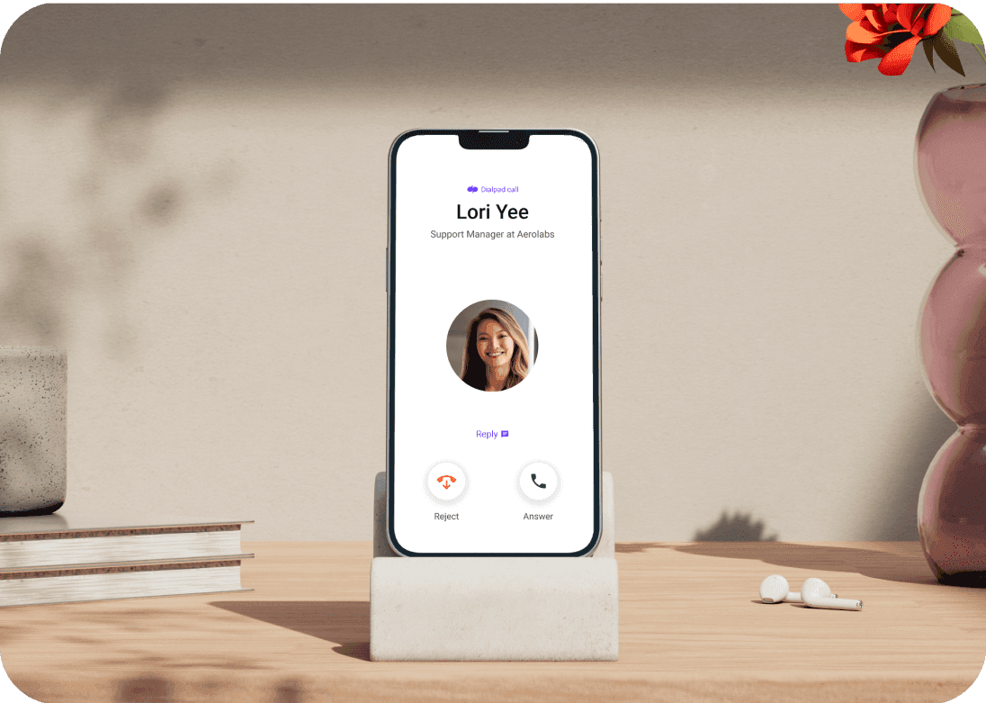 Dialpad Meetings on mobile