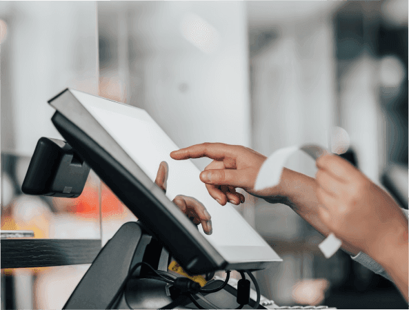 A person working