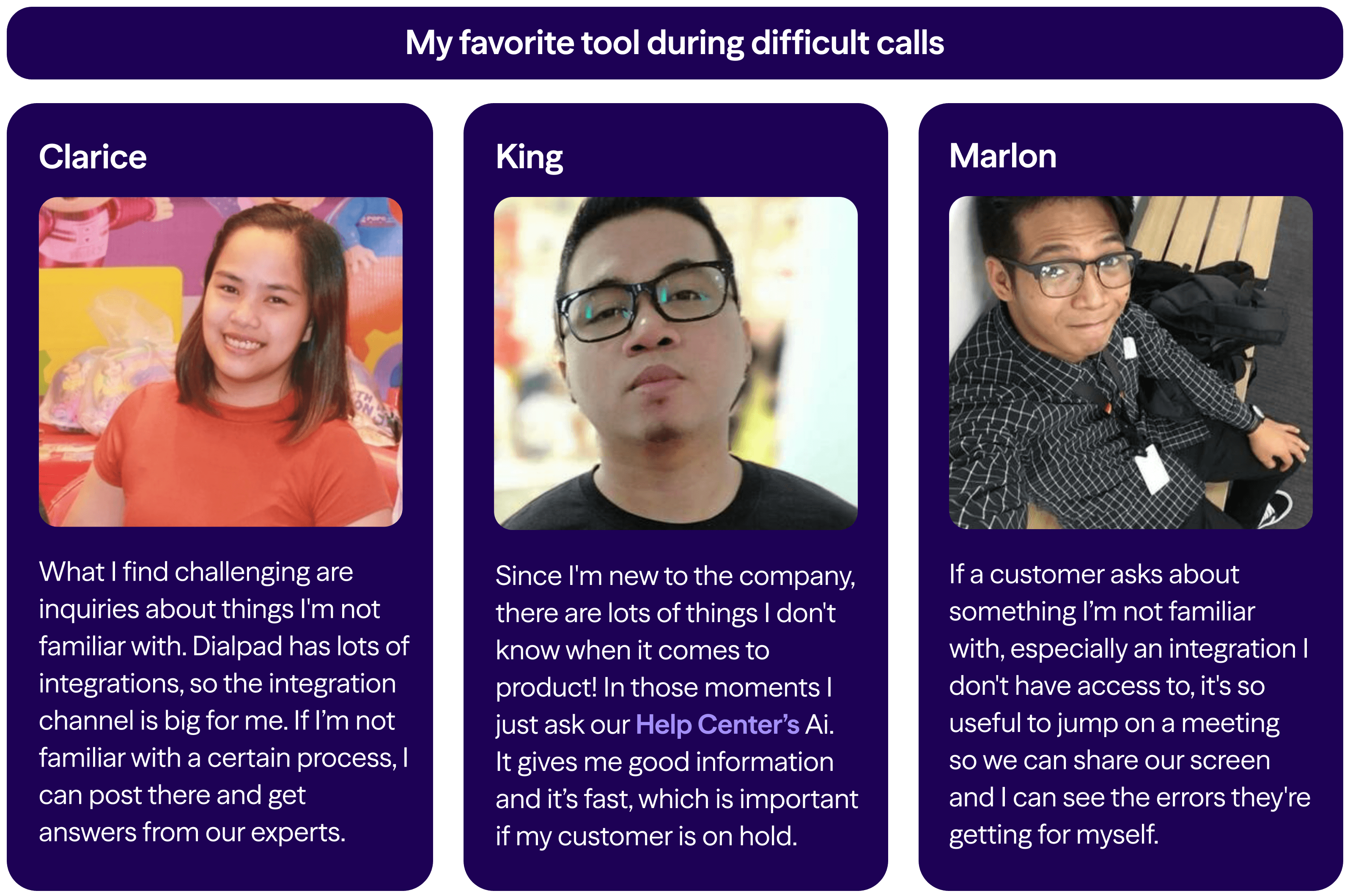 CSR Team profile