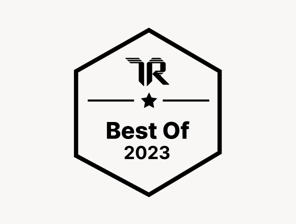 Screenshot of TrustRadius Best of 2023 badge