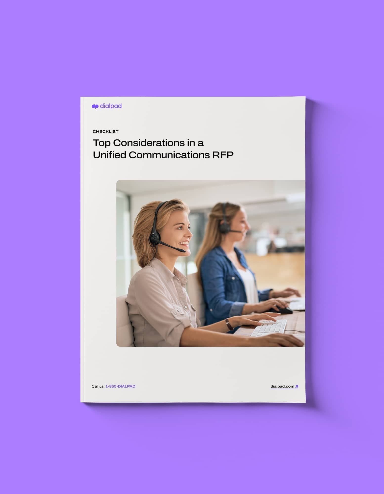 Top UCaaS RFP Considerations Checklist