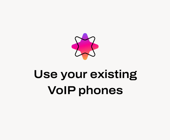 Use your existing VoIP phones