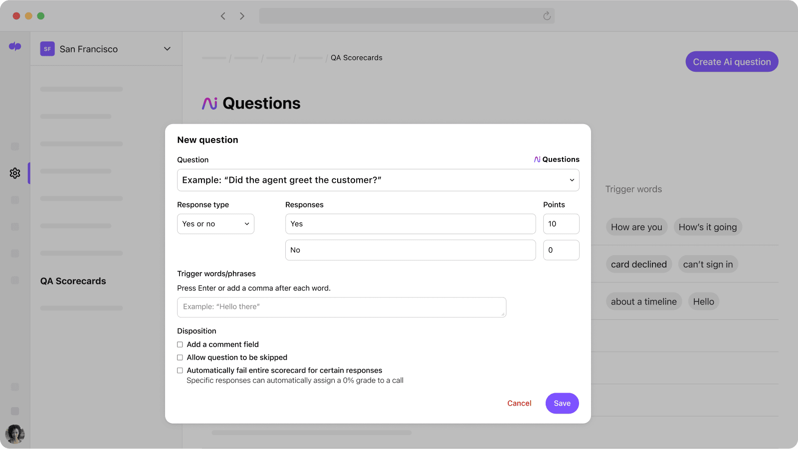 Creating an Ai Scorecard blog size
