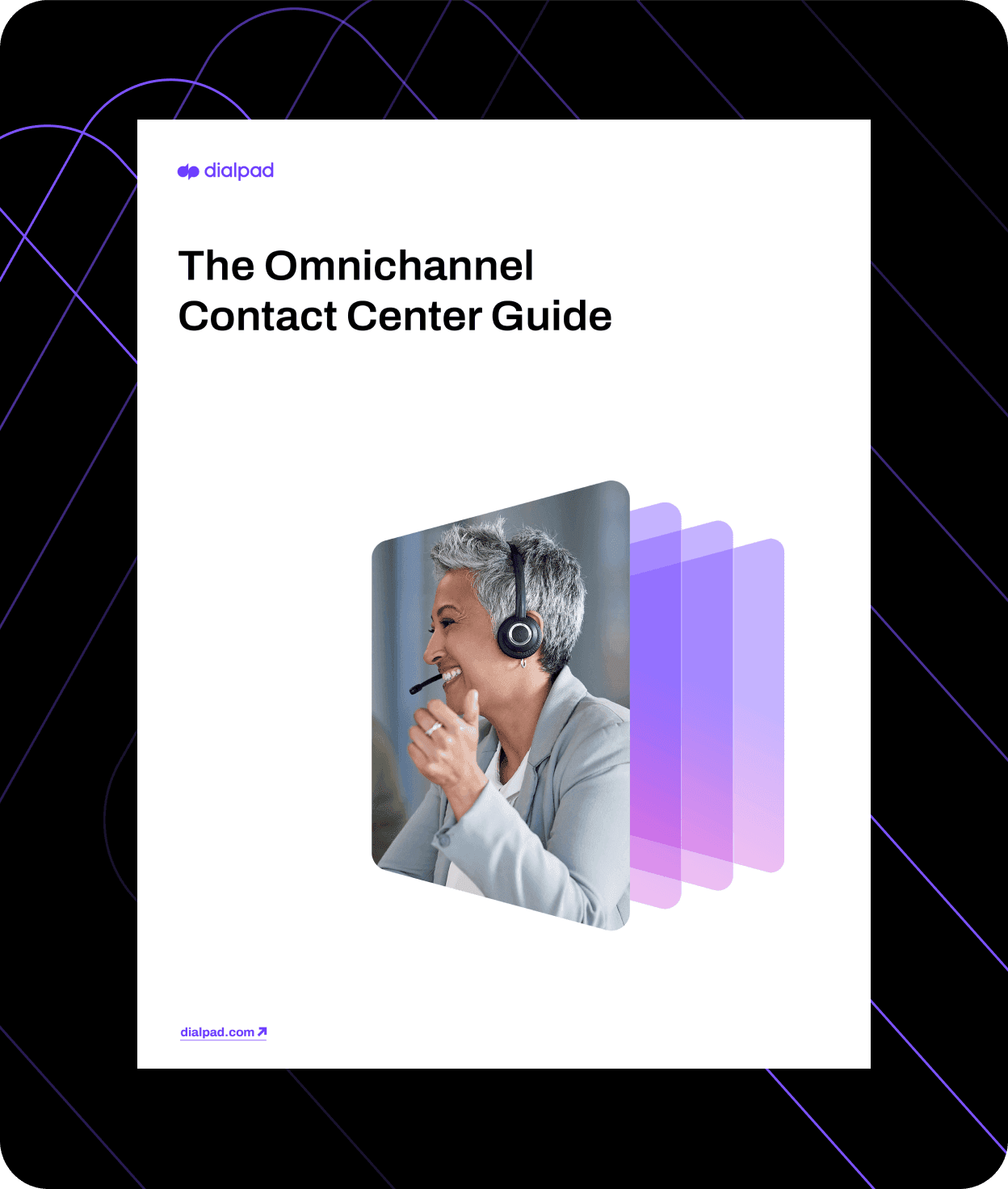 Screenshot of the Omnichannel Contact Center guide ebook cover