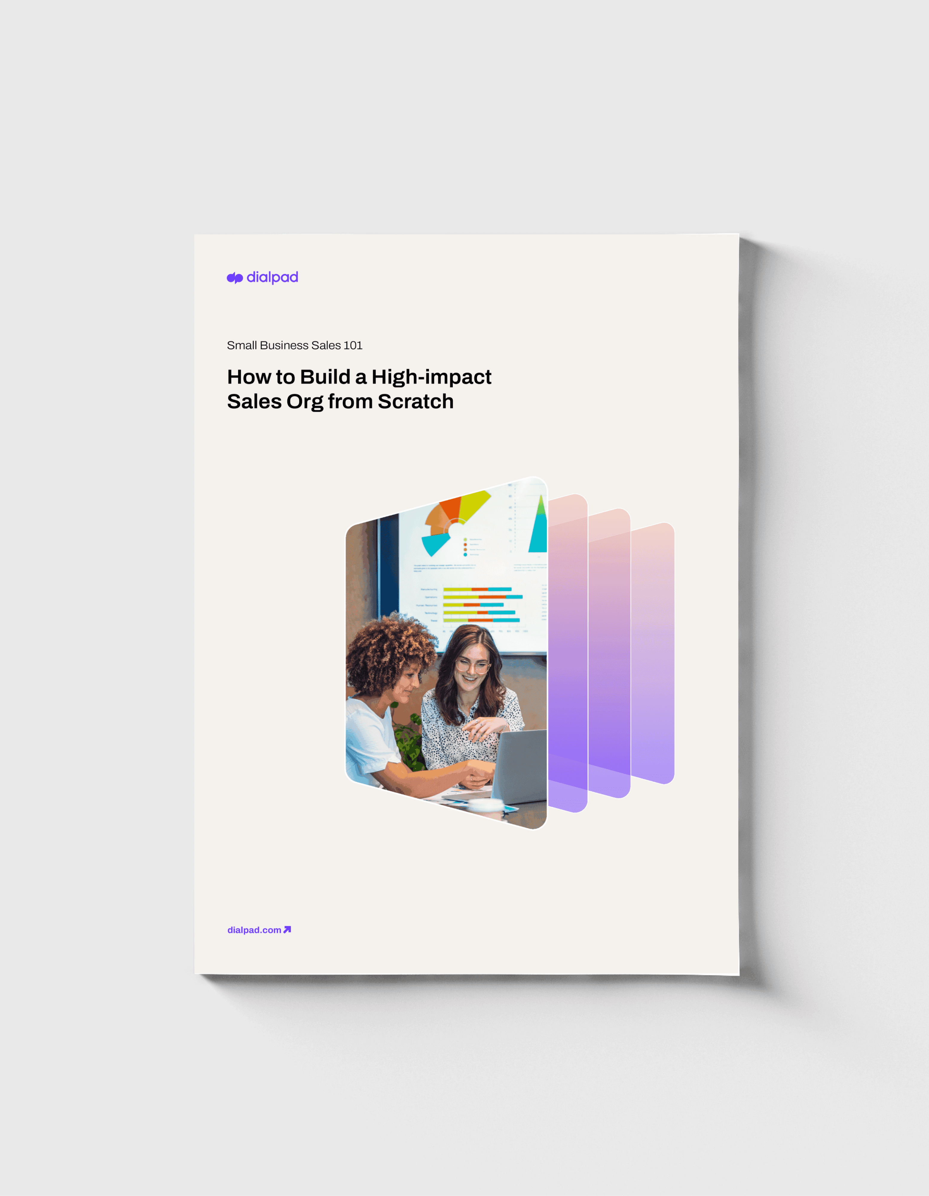 Mockup of an ebook titled How to Build a High-impact Sales Org