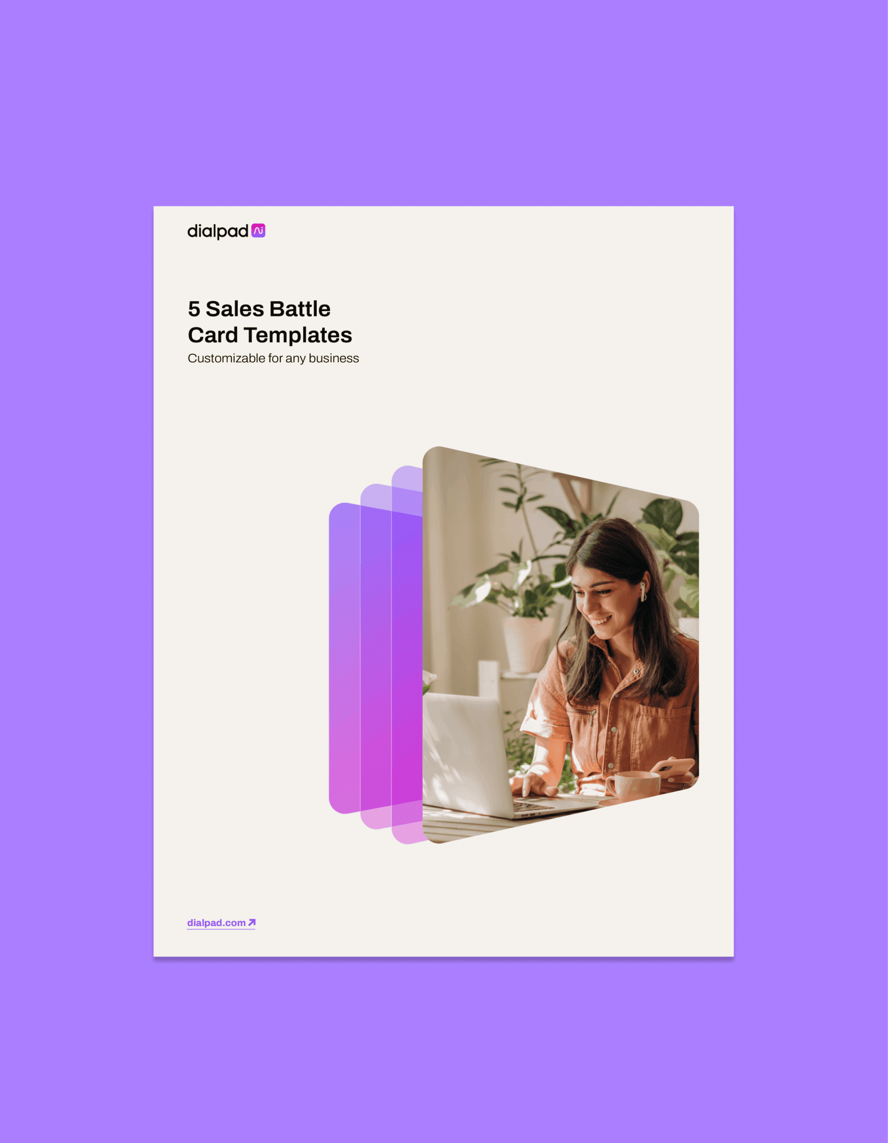 Sales battle card templates