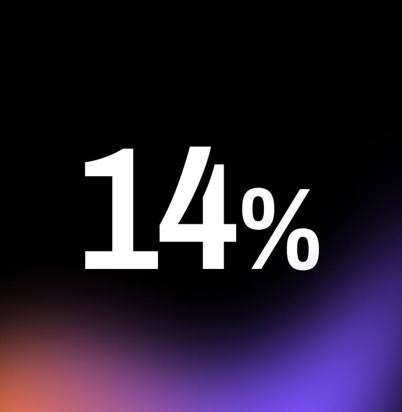 14 percent