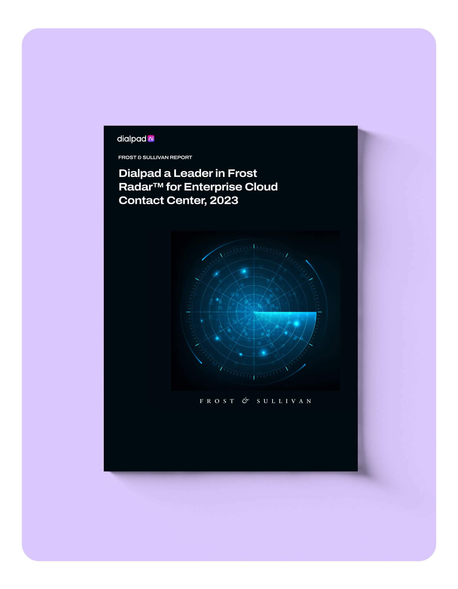 Cover of the Enterprise Cloud Contact Center report by Frost Radar